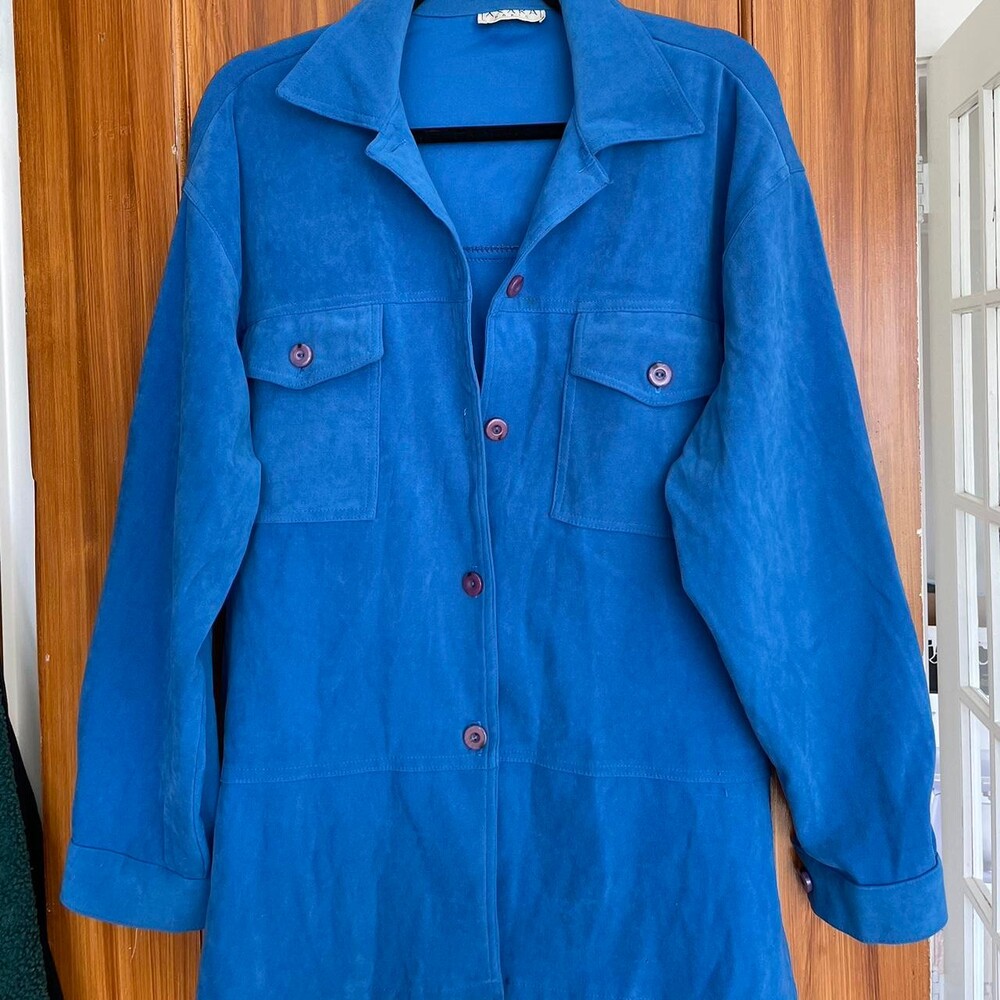 Beautiful Blue Suede Ish Over